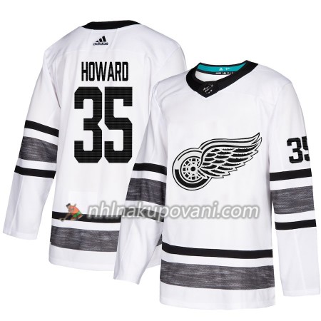 Detroit Red Wings Dresy Jimmy Howard 35 Bílá 2019 NHL All-Star Adidas Authentic - Pánské Detroit Red Wings Dresy Jimmy Howard 35 Bílá 2019 NHL All-Star Adidas Authentic - Pánské